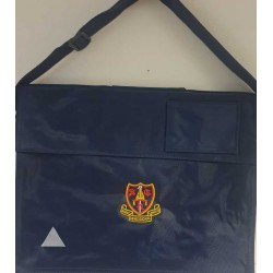 St Charles book bag with strap